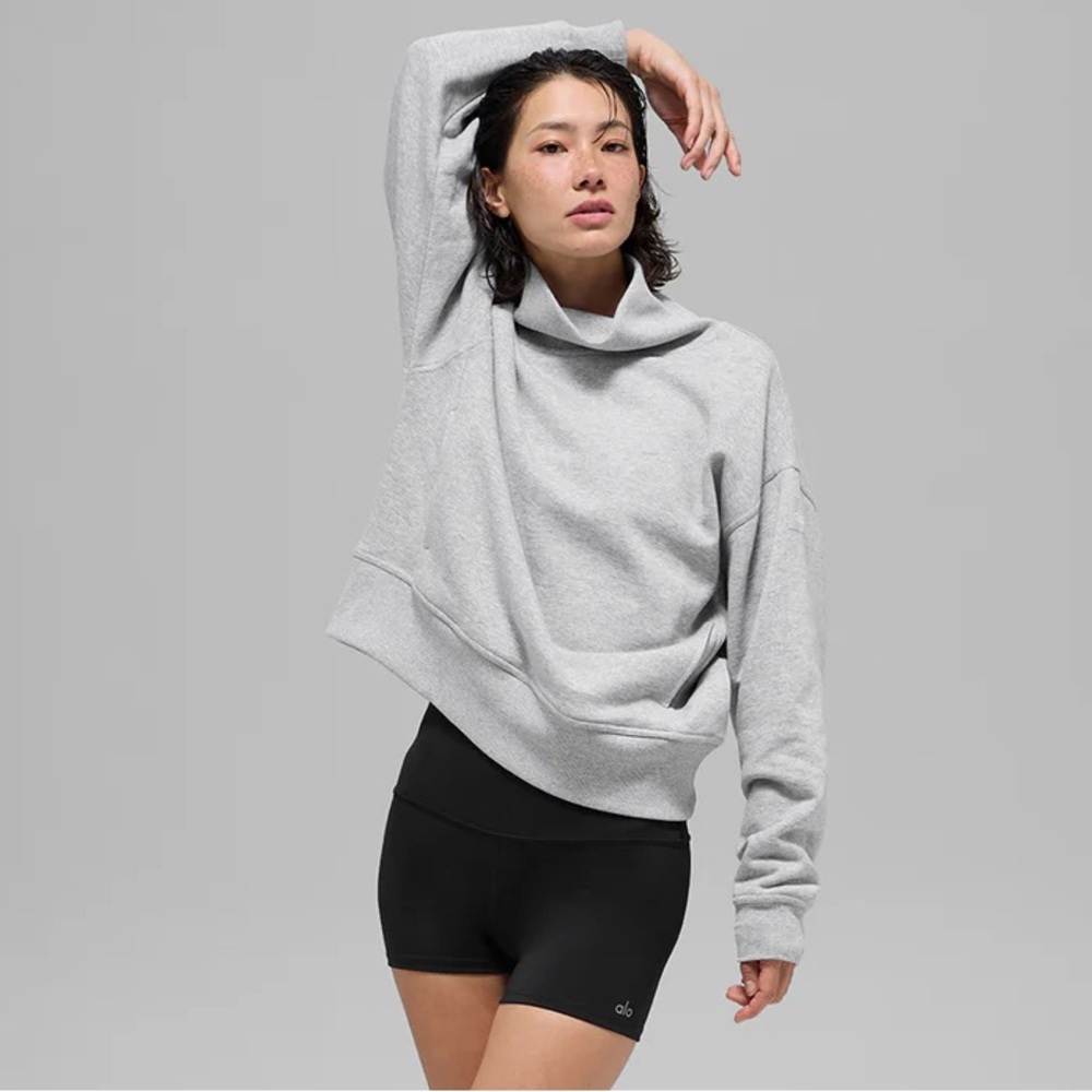 Alo Hazy Mock Neck Pullover